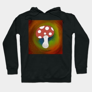 Rainbow space mushroom Hoodie